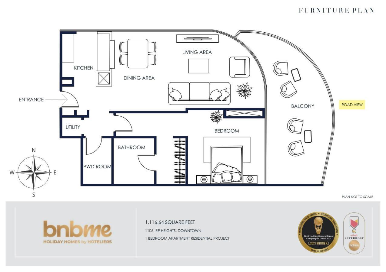 Bnbmehomes - 1 Bed - Seconds To Dubai Mall - 1106 Buitenkant foto